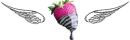 strawberry with wings