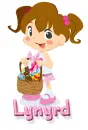 easter basket girl