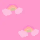 pink rainbow cute