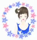 LOVELY FLOWER GIRL