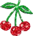 Sparkly cherries