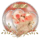 ILEANA - Rose Heart Globe