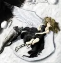 anime girl w/ wolf