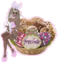 happy easter cookies