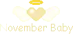 November Baby Heart With Wings