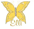 Orange butterfly-Elli
