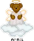 April Angel Teddy Bear