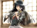 girl playing the violin