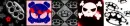 skulls and brass knuckles banner<3