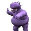 purple hippo