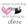 what hurts the most