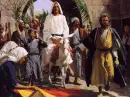 Jesus on the donkey