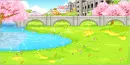spring scene