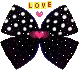 black bow