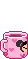 pink cup