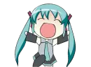 blue haired girl