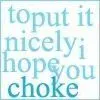 choke
