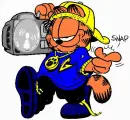 garfield wit radio