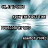 Oh, it is love from the first time!