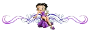 betty boop purple