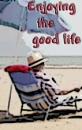 Old man on beach