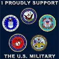 I support the military
