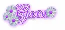 Gwen Purple Blossom (white b/g)