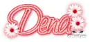 Dena Red Blossom (white b/g)
