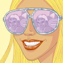 Sunglasses reflection
