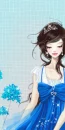 blue dress