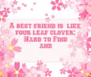 a best friend...