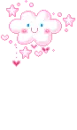 pink clouds