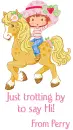 strawberry shortcake and horse