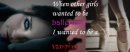 when other girls wanted to be a ballerina 
