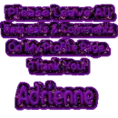 *~Adrienne's Requests and Comments~*