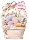 Porcelaine Basket happy easter
