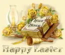 Bible with Yellow Roses