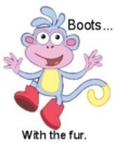Boots with the fur