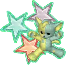 kitty with stars