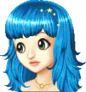 girl w/bluehair