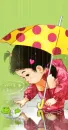 yellow umbrella