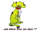 Green cat