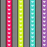 colorful hearts