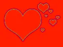 colorful hearts