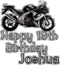 Happy 16th Birthday Joshua