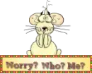 Worry? Who? Me?