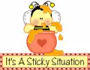 It's a sticky situation