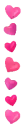 pink hearts