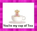 you're my cup of tea