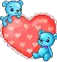 two blue bears â™¥